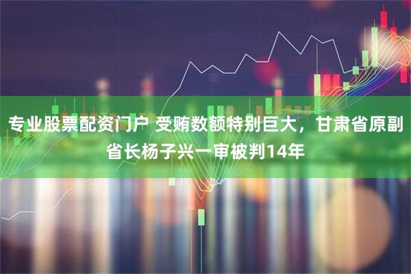 专业股票配资门户 受贿数额特别巨大，甘肃省原副省长杨子兴一审被判14年