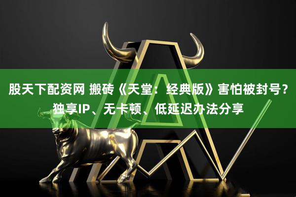 股天下配资网 搬砖《天堂：经典版》害怕被封号？独享IP、无卡顿、低延迟办法分享